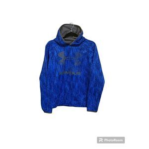 Under Armor Coldgear Blue Huddie Sweatshirt Youth Size L